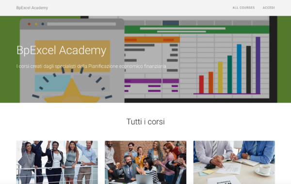 Offerta Esclusiva dell’Academy di bpexcel.it