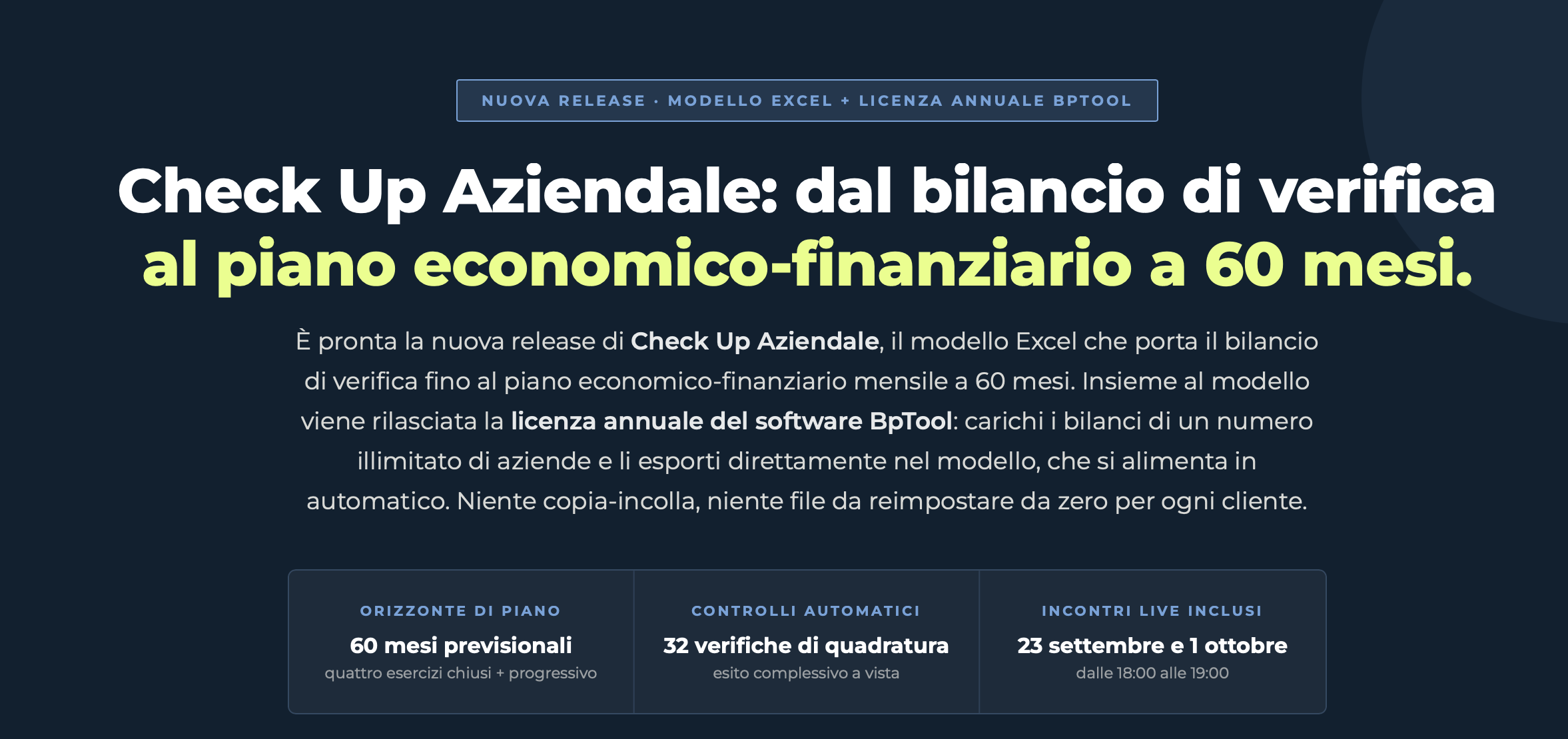 Modello Check Up 2026