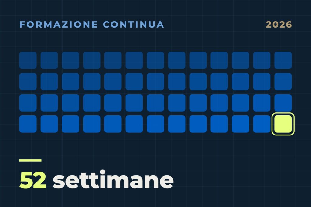 Formazione continua BpExcel: aggiornamento professionale ogni settimana, 52 settimane